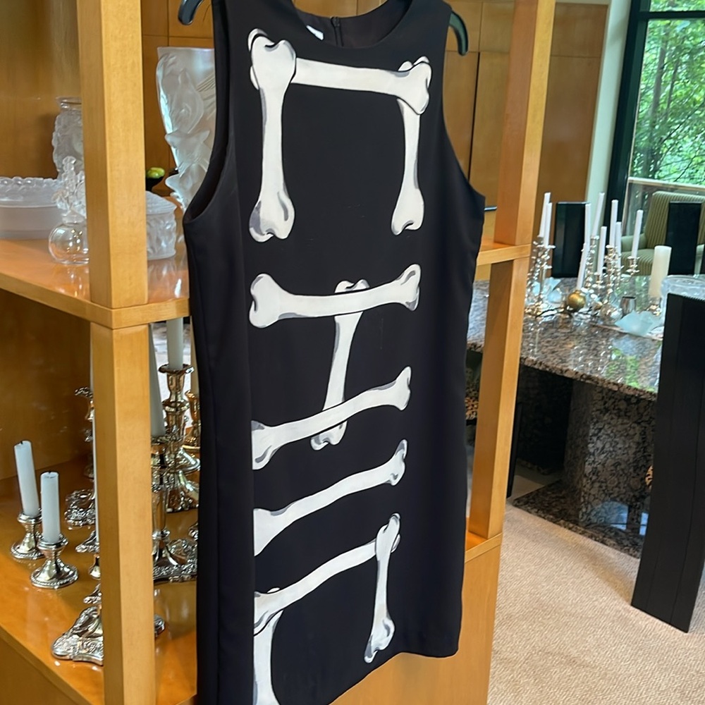 Moschino Cheap and Chic Bones/ Skeleton CHIC Dress - Picture 3 of 12
